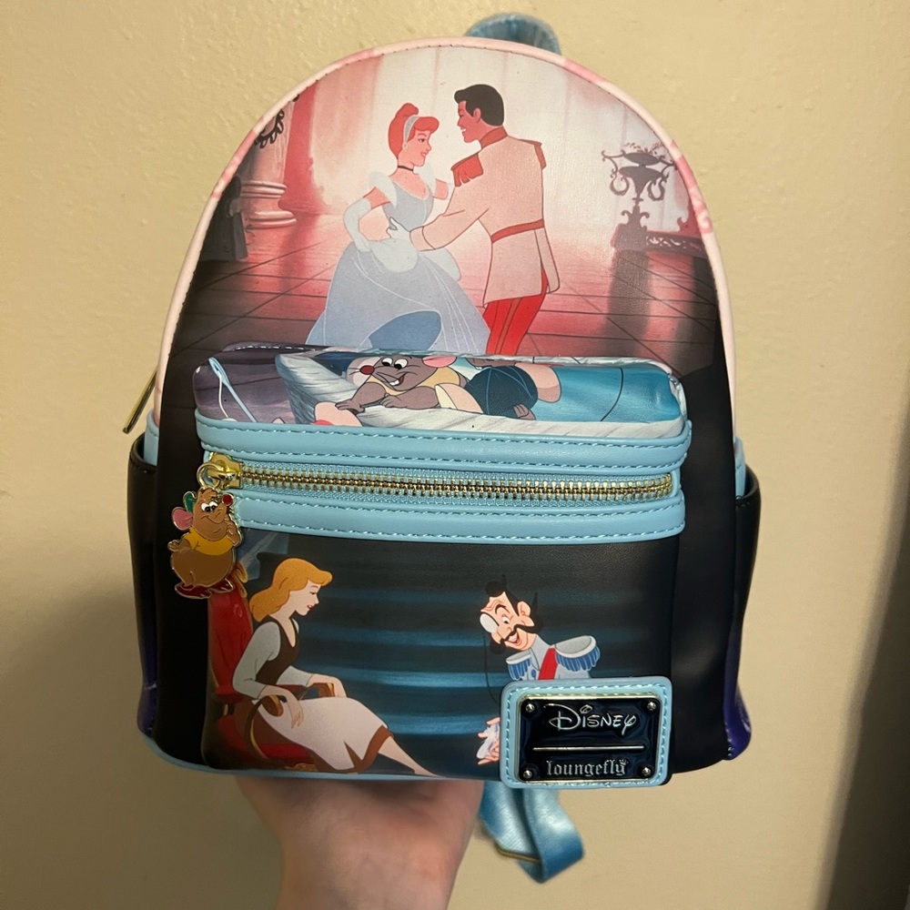loungefly Cinderella mini backpack